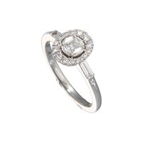 Ring Crivelli Woman FANTASIA in Gold Diamante 0.48 Ct 035-VR26048 - 035-VR26048
